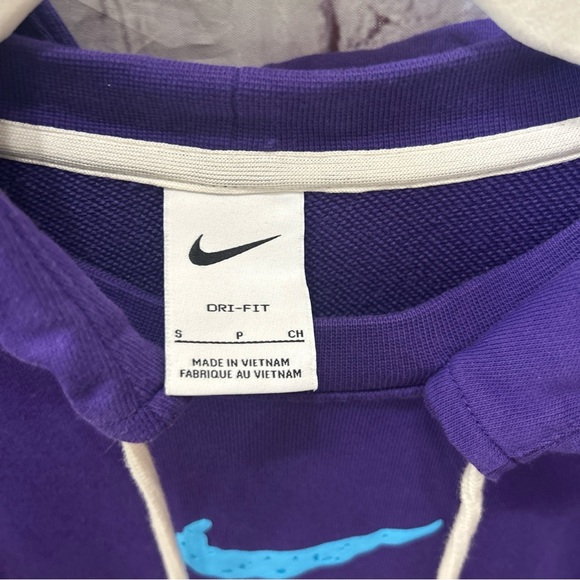 Nike LeBron James + Fruity Pebbles Hoodie Small Oversized Purple Flintstones - Picture 4 of 9